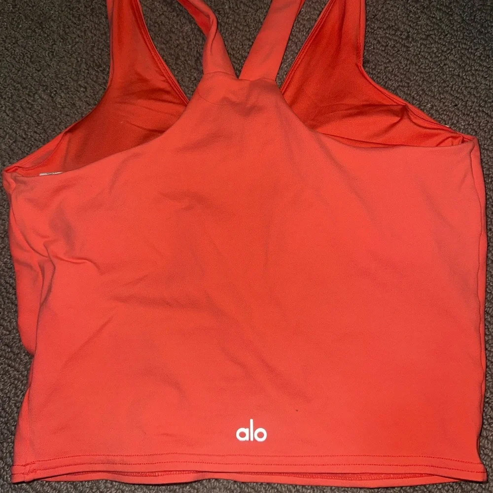 ALO Yoga Orange Tank Top - Picture 3 of 4